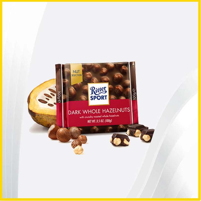 Ritter Sport Dark Whole Hazelnut 100g