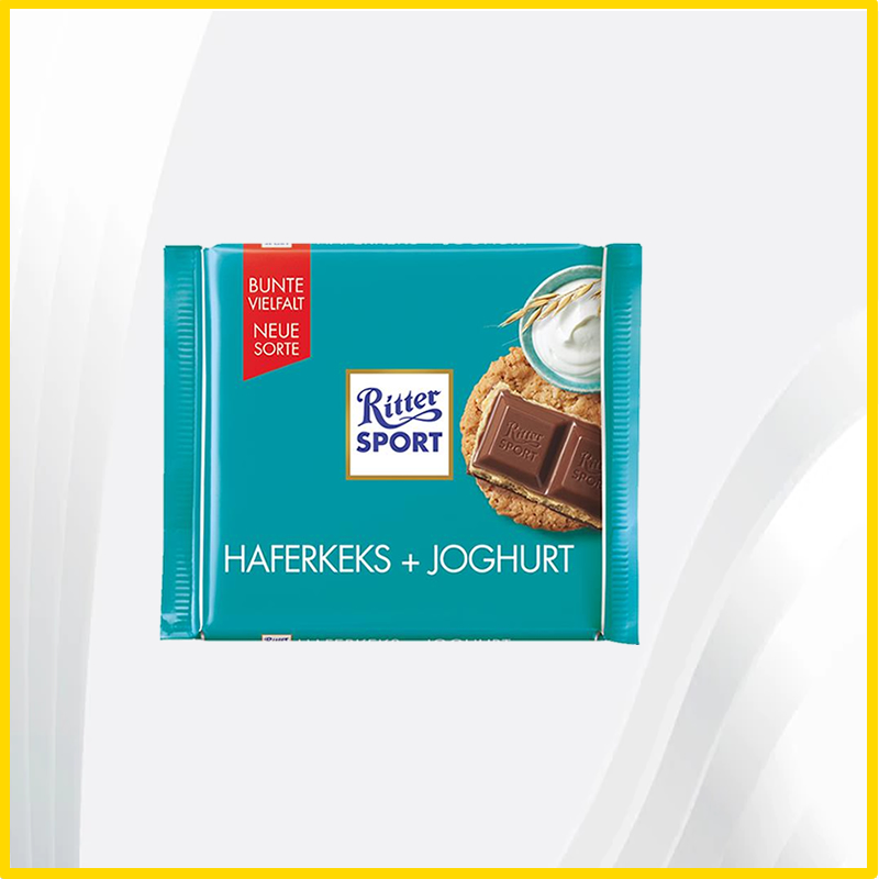 Alurt Ritter Ritter Sport Haferkeks Joghurt 100g – Chocolate-Cookware.com