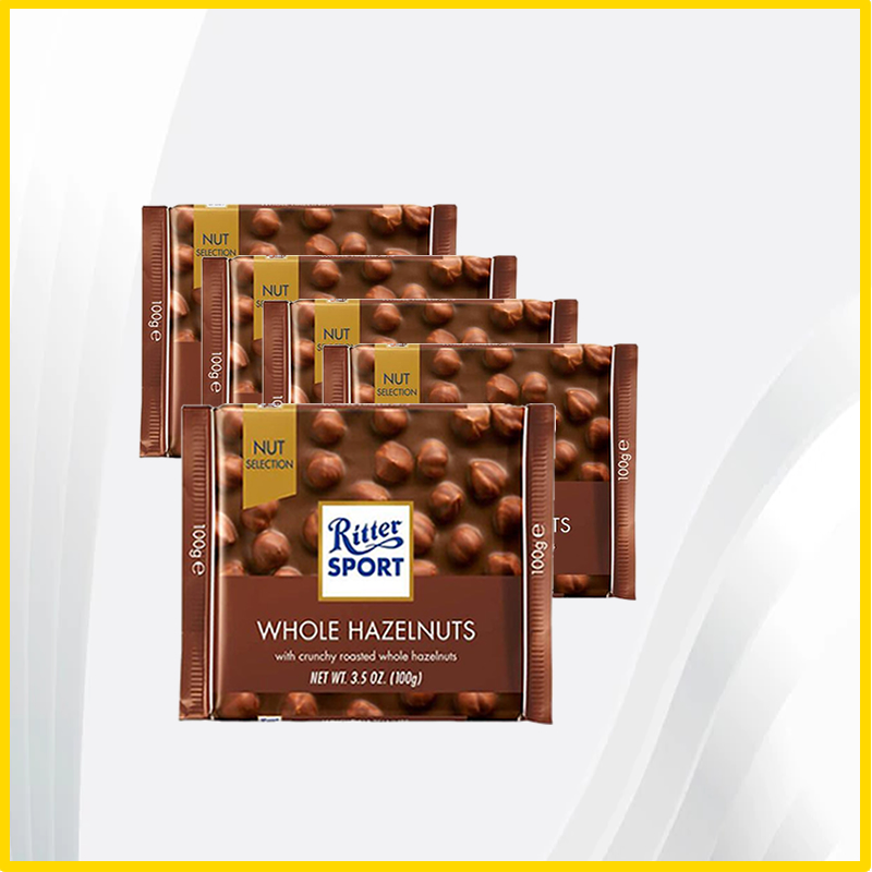 Ritter Sport Whole Hazelnuts X5