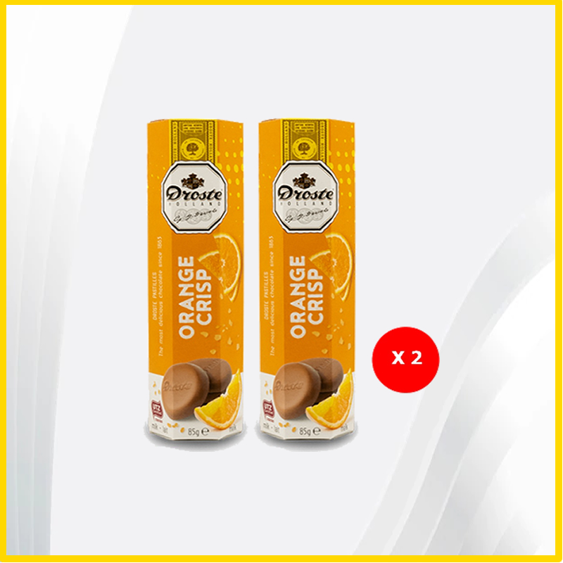DROSTE ORANGE CRIPS DOUBLE PACK 85G X 2 [Exp: FEB 2024] – Chocolate ...